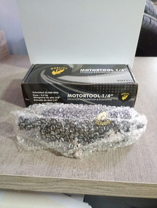 Motortool Neumático de 1/4" Quality E - 22,000 RPM de Alta Eficiencia
